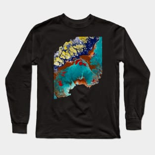 Abstract Flow Long Sleeve T-Shirt